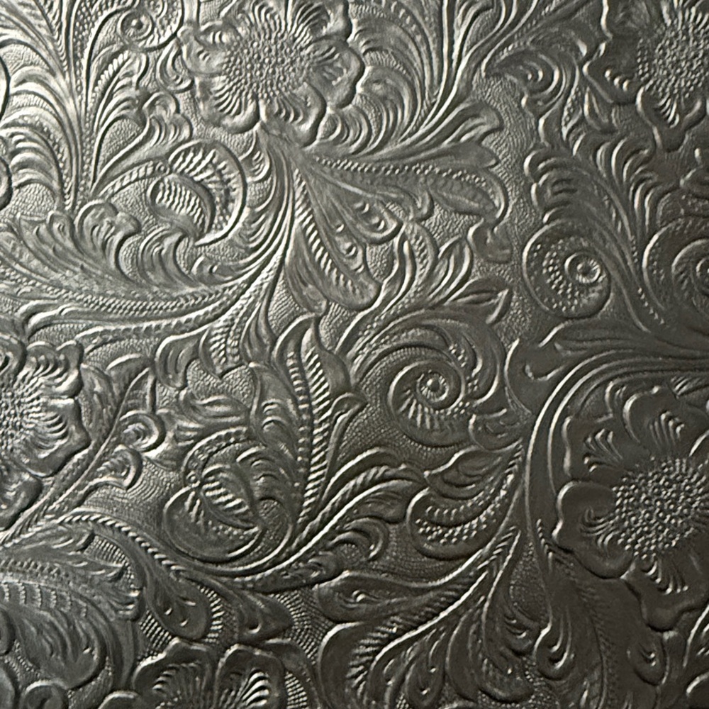 Makeup Junkie Black Embossed Zipper Pouch - Picture 2 of 5